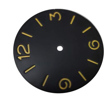 39mm montre cadran pour ETA 6497 6498 mouvement sélectionner des couleurs: Bleu