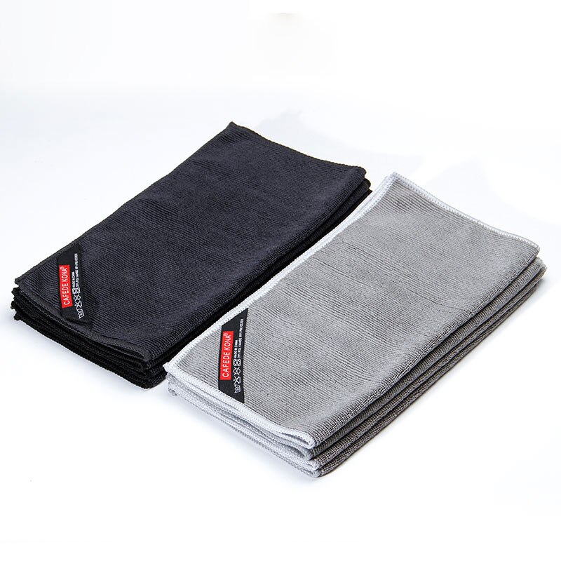 Barista Micro cloth tea towel 4 pcs 30*30cm cleaning up messy spills around on machine cafe cleaning towel Cloth Tableware Towel