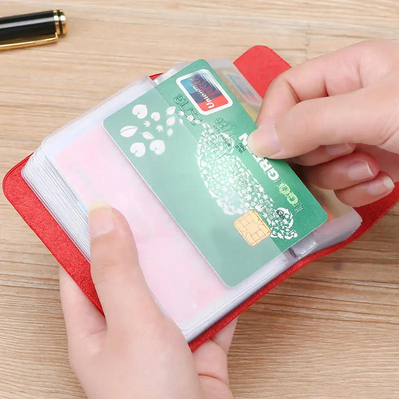 24 Bit Kreditkarten inhaber Business Bank Karten tasche pu große Kapazität Karte Bargeld Aufbewahrung sclip Organizer Fall ID Inhaber Tasche