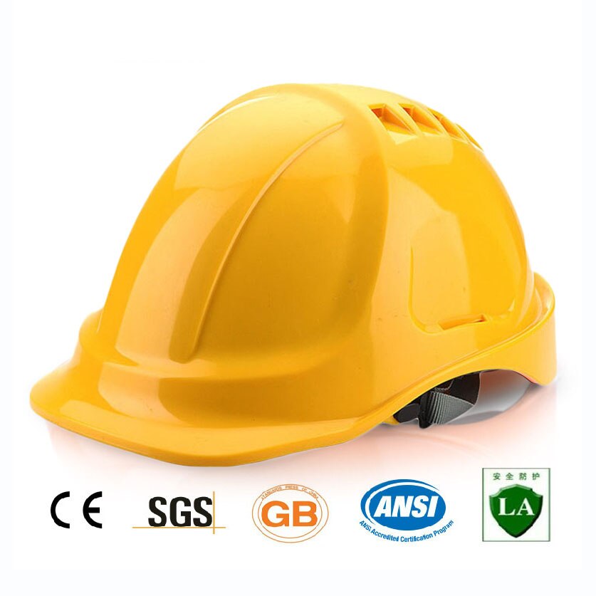 Vernehjelm beskyttende hjelm abs materiale konstruksjon lue arbeidshette pustende engineering makt arbeidshjelm
