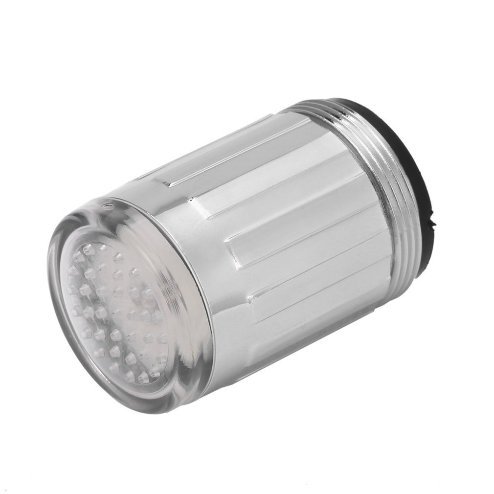 kitchen LED faucet Water tap Taps accessory temperature faucets sensor Heads attachment on the crane RGB Glow bathroom