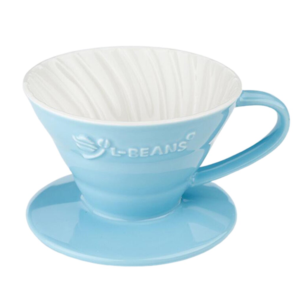 V60 Ceramic Manual Espresso Coffee Dripper Paper Filter Cup Coffee Maker