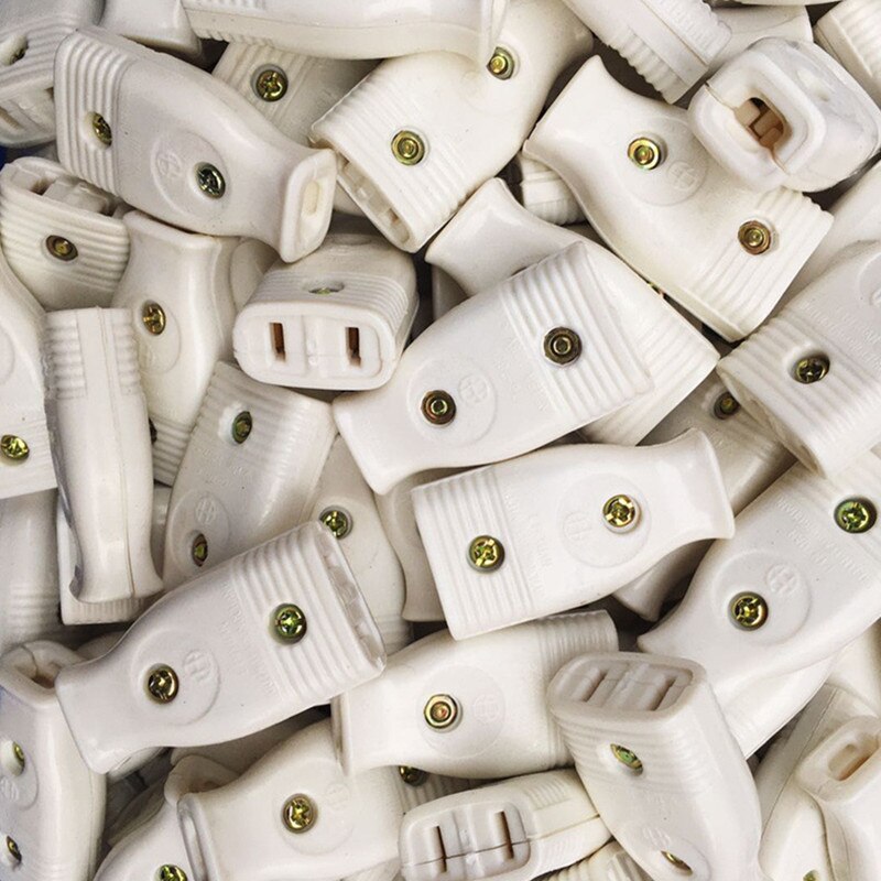 America 2 Pole 15A Male US Wiring Plug Adapter Female Socket Type A Power Strip Connector Japan Rewirable Cable Convert Plug