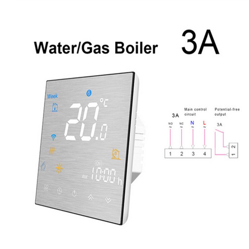WiFi Smart Thermostat Temperatur Controller für Wasser/Elektrische boden Heizung/Gas Kessel Arbeit mit Alexa Google Hause
