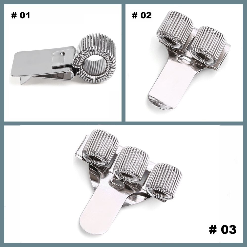 1 Pc Single/Double/Triple Hole Metal Spring Pen Holder With Pocket Clip Doctors Nurse Uniform Pen Holders