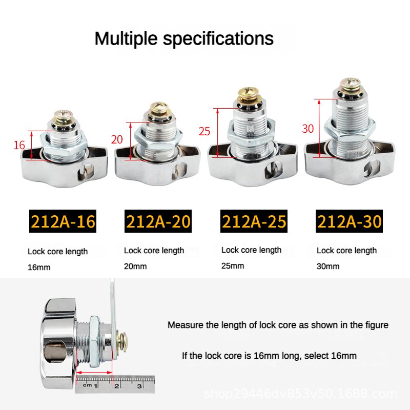 Eisen Akten schrank Möbel Büro Vorhänge schloss Schlafsaal Schrank tür Vorhänge schloss persönlich Schließfach mechanische Tür sperren16MM-30MM