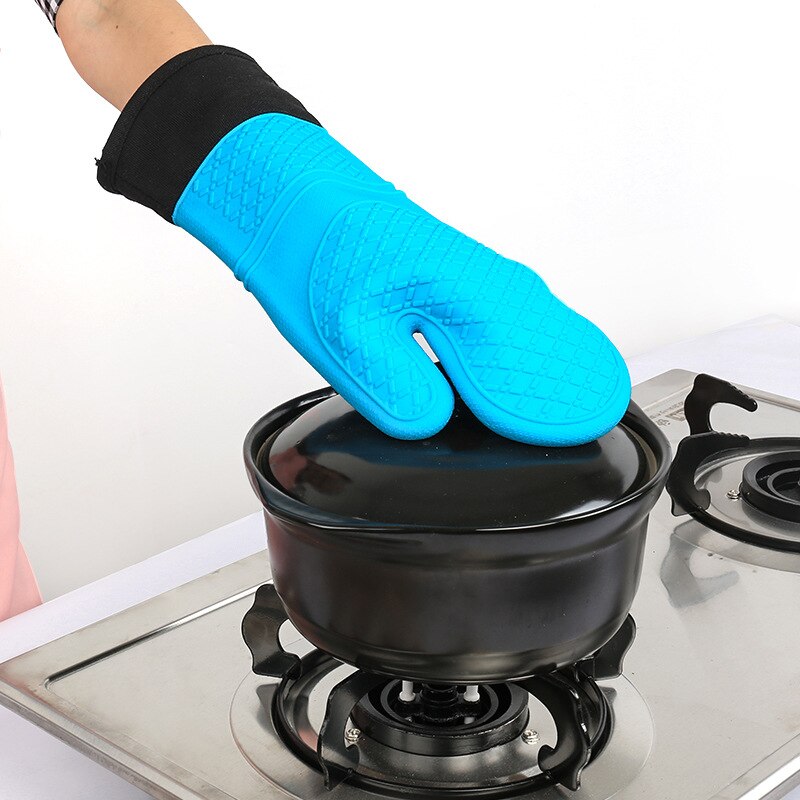 Guanti Da Forno Voarge Antiscivolo - 1 Paio Resistente Al Calore, 28cm, Multicolore - Foto 5