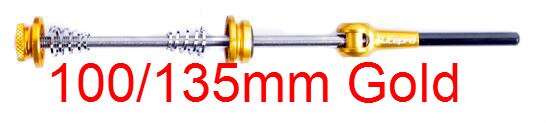 Mountainbike Carbon Ti Spiesjes 100/135Mm Mtb Fiets Hubs Snelspanner: 100 135mm gold