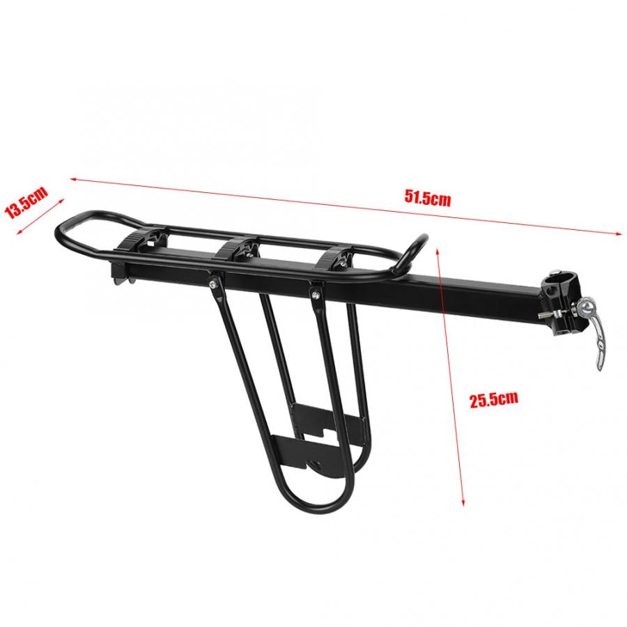 Bike Cargo Rack 20KG Bicycle Quick Release Luggage Cargo Seat Post Pannier Carrier Rear Rack Bike Rear Seat Luggage Shelf Rack