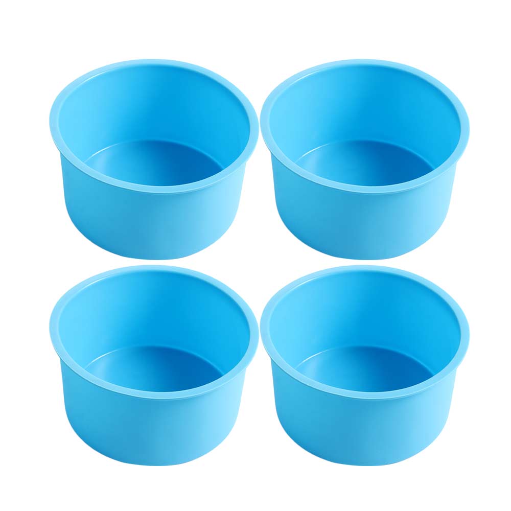 Reusable 4 Inch Tray Baking Pan Dessert Making for Truffles Jelly Cake Pan Cake Mold Baking Tools Bakeware: Dark Khaki
