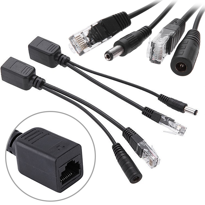 Universal Power Injector Universal POE Adapter Cable Injector Splitter Kit ... – Grandado