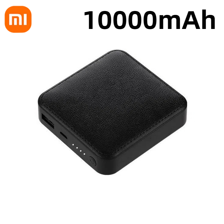 Xiaomi 30000mAh Large-capacity Mini Portable Power Bank Camping External Backup Battery Pack USB Outputs Super Fast Charging: WHITE