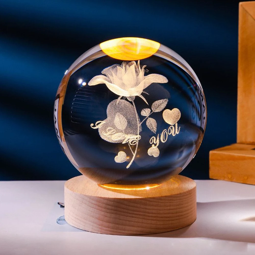 Pokemon bola de cristal 3d pikachu gengar mewtwo base da lâmpada pokeball cristal pokemon bola vidro figura luz da noite presente natal: Luz Rosa