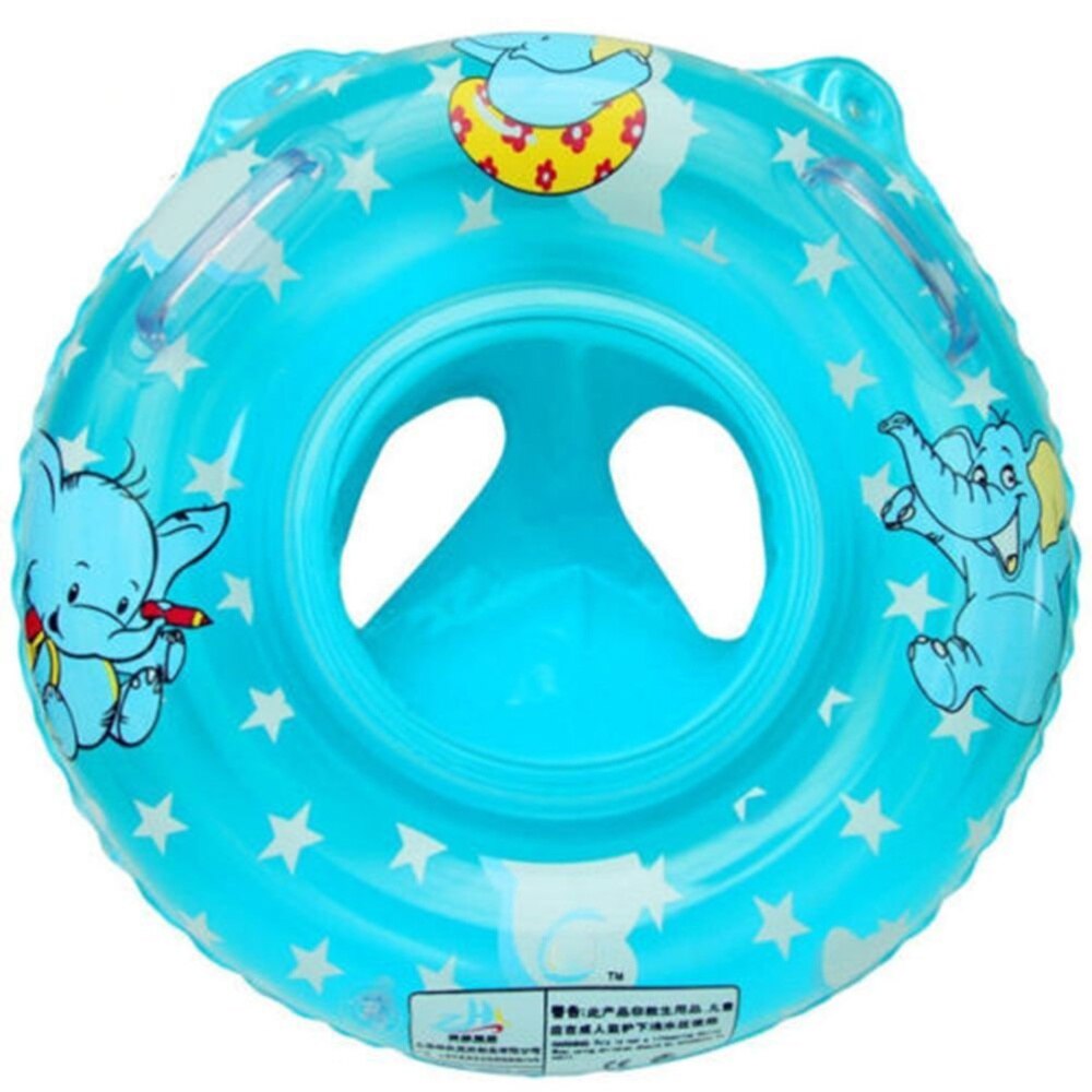 Child Children Inflatable Swimming Pool Toddler Safety Aid Float Seat Ring (Blue): Blue