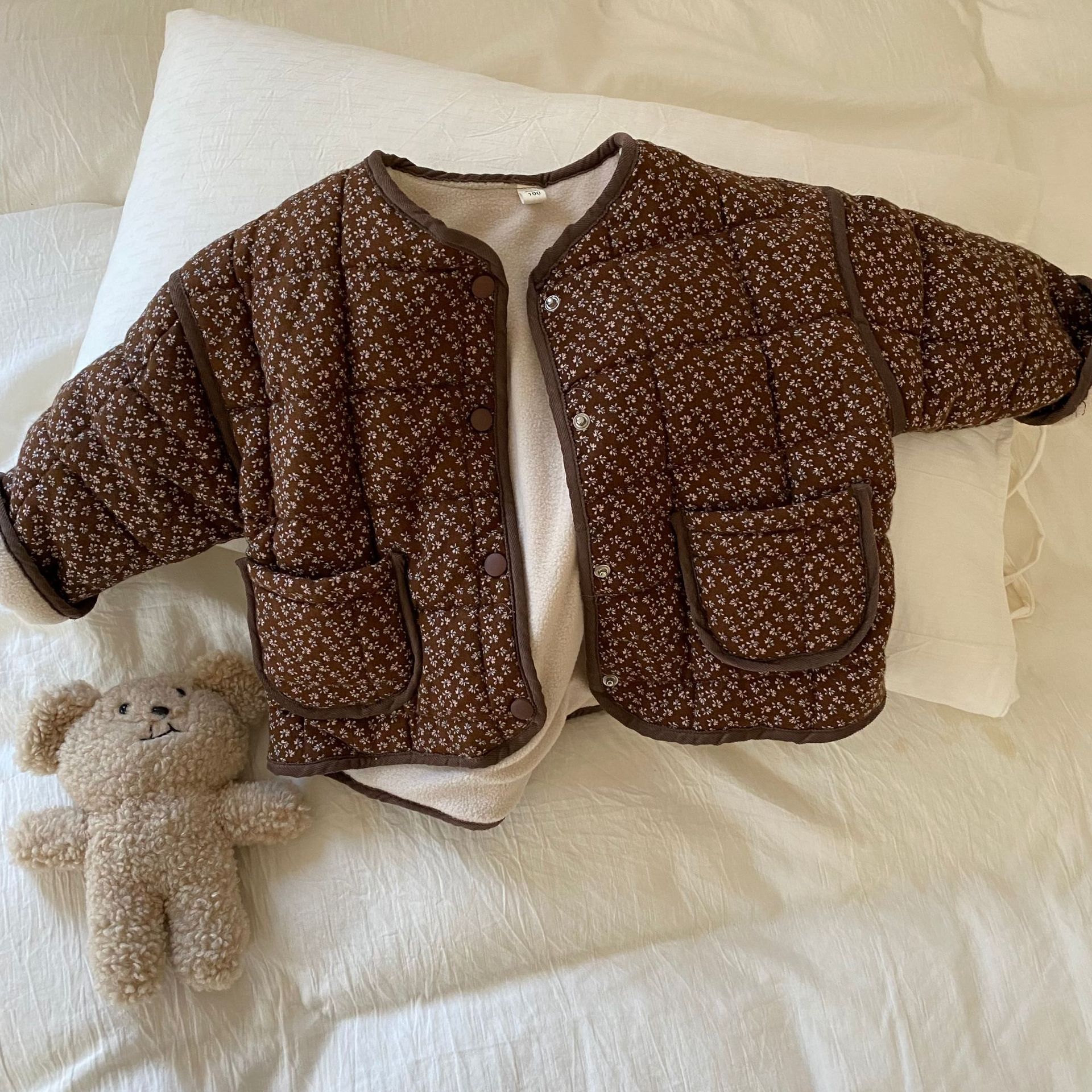 Stile coreano 2021 nuovi bambini invernali bambini cappotti imbottiti in cotone retrò addensare giacche calde capispalla Casual per bambini Unisex