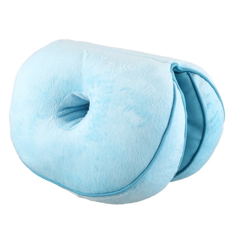 Multifunctionele Dual Comfort Zitkussen Hip Lift Zitkussen Mooie Butt Zitkussen Comfy Voor Huis Blauw