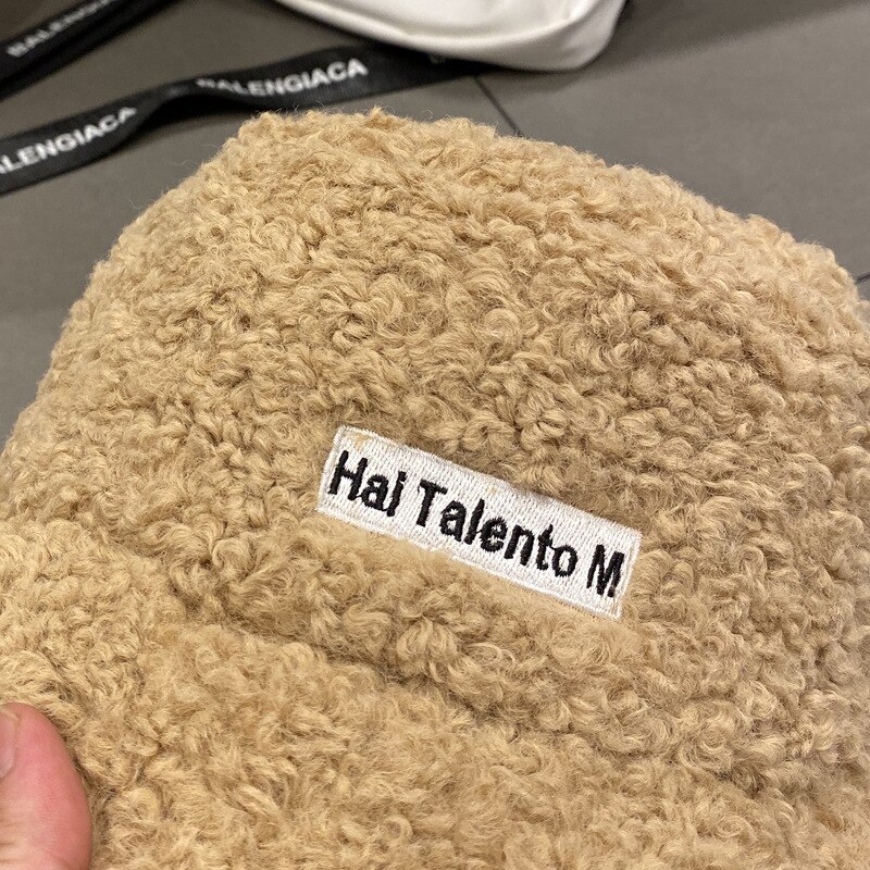 Unisex Pluizige Emmer Hoeden Bekken Hoed Mode Warmte Mooie Toevallige Mannelijke Hoed Hai Talento M Harajuku Warm Winter Hoeden