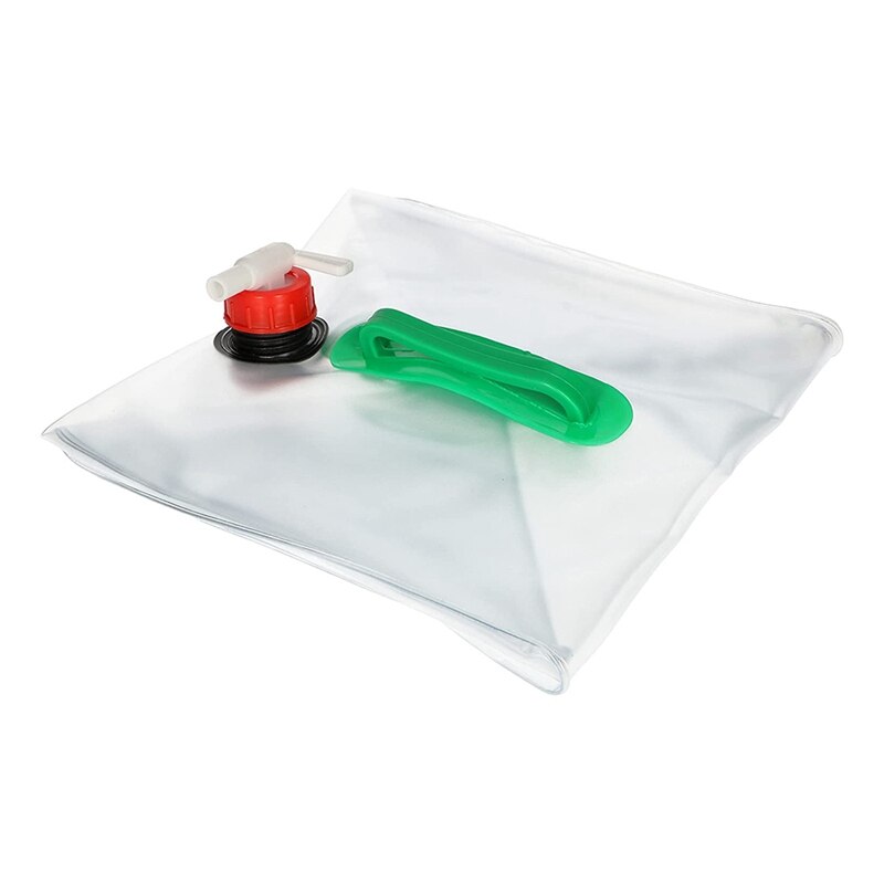 Set Of 4 Foldable Water Canisters With Handle And Pouring Tap 20 L