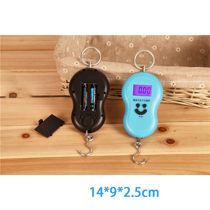 1pcs Special offer authentic Gourd shape hoist hook portable scale portable electronic scale express parcel scale 50kg