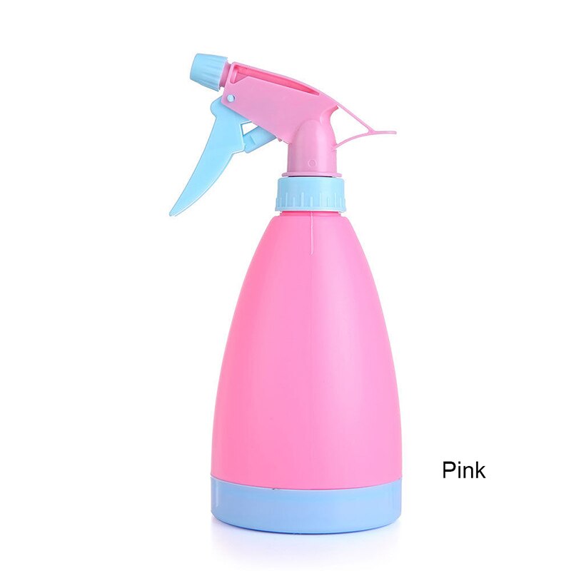 Lege plastic spuitfles voor het bewateren van bloemen, waternevel voor salonplanten, waternevelfles, sproeier voor bewatering: Roze