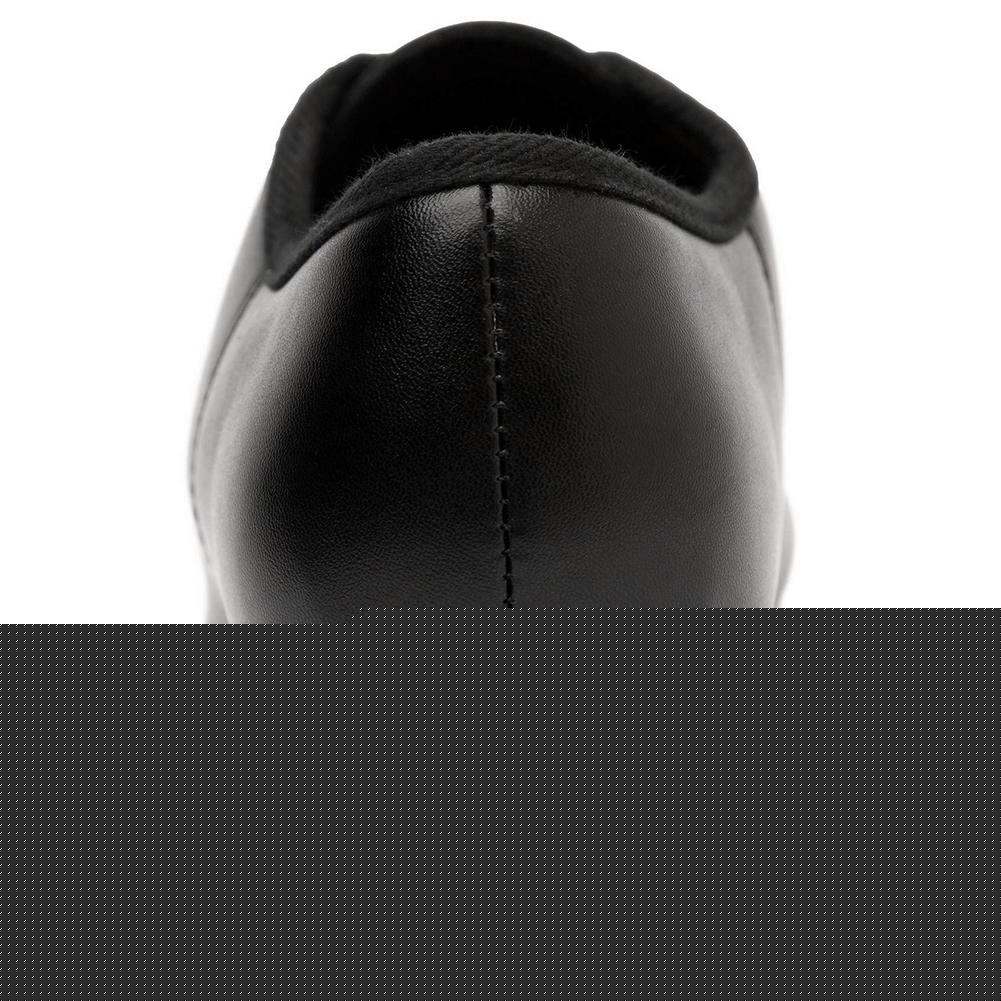 Women's Split Sole Jazz Tap Dance Shoes Leather Material Tap Shoes Adult/Unisex Lace Up Tap Dancing Shoes for Women Ladies Girls