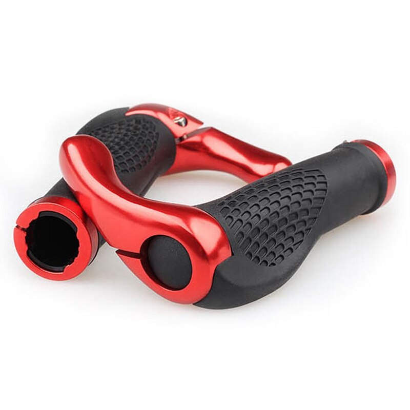 Cycling Lockable Handle Grip For Bicycle MTB Road Bike Handlebar BicycleAnti-Skid Grip Bike Aluminum Alloy + Rubber: RD