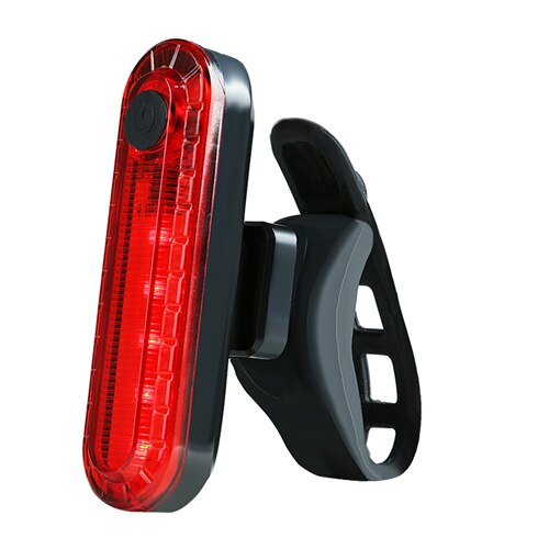 West biking cykellygte  l2 led usb genopladelig cykel pandelampe 3-5 modes cykelstyr sikkerhedslommelygte med advarselslys: Baglygte