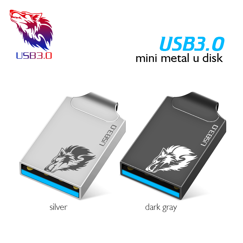 Metal super mini USB 3.0 Stick high speed 8GB 16GB 32GB 64GB 128g breal capacity usb3.0 Pendrive Flash Memory stick