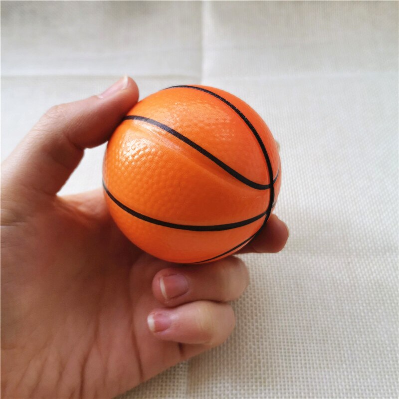 Pelotas antiestrés de espuma para niños, pelotas de PU para apretar, baloncesto, fútbol, tenis, béisbol, juguetes para niños, 4 Uds., 6,3 cm