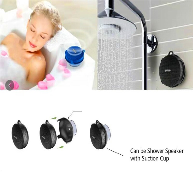 10W Fiets Kolom Waterdichte Douche Speaker Boombox Soundbar Draagbare Fietsen Bluetooth Speaker Akoestiek Geluid Woofer Handen