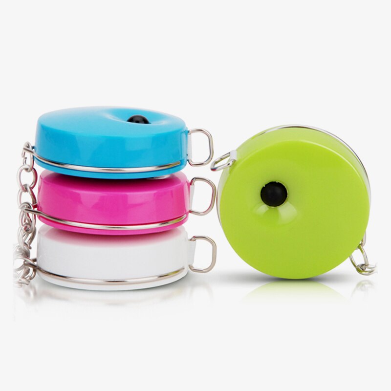 1.5 Meter Small Size Mini Scale Portable Scale Color Shell Scale Size Small Round Ruler Regua Stationery Mesure Tools