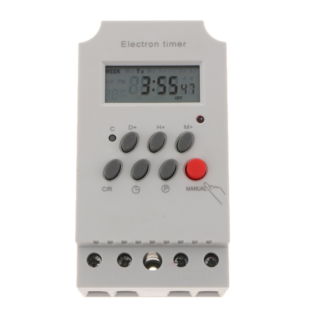 Programmable LCD Digital Intermediate Relay Timer Switch Relay 12V