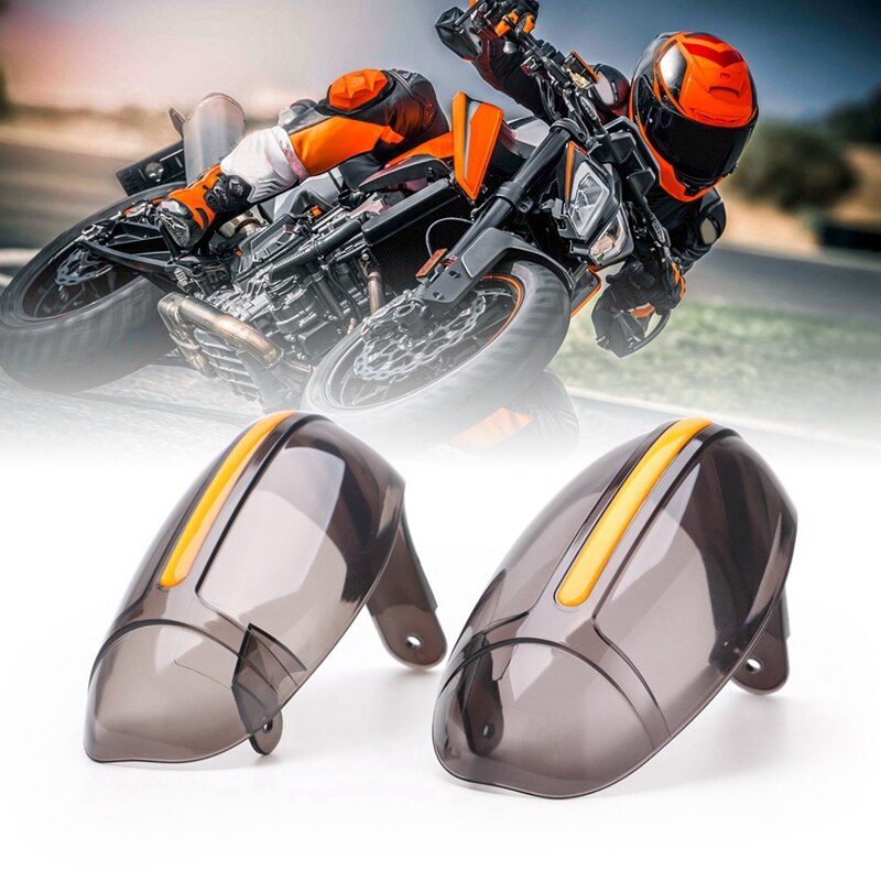 Motorcykel smuts cykel handskydd skoter vindkörning fallande händer skydd 22mm styr 2 st / par