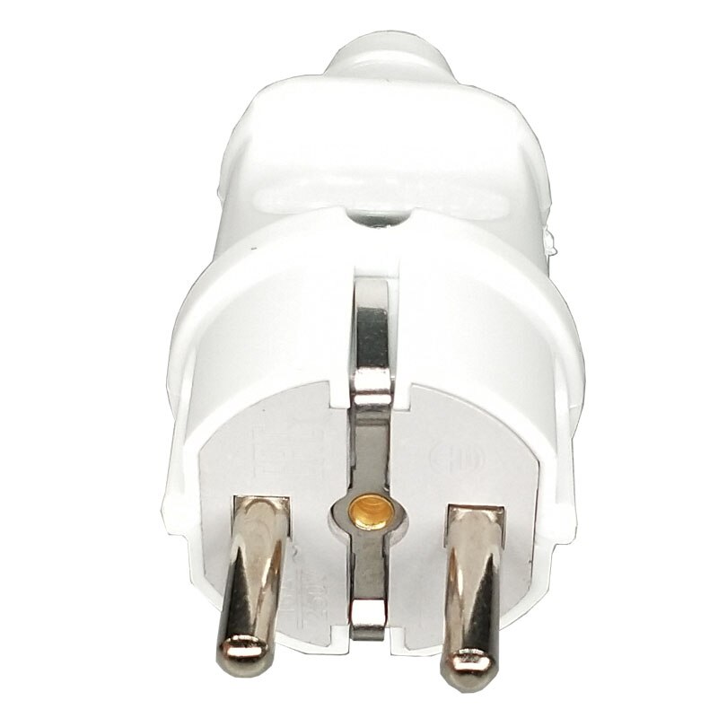 Kabel plug Elektrische Plug Voor Europese Socket Converter Wit en Zwart Mannelijke plug Markel viko legrand Schneider livolo A101