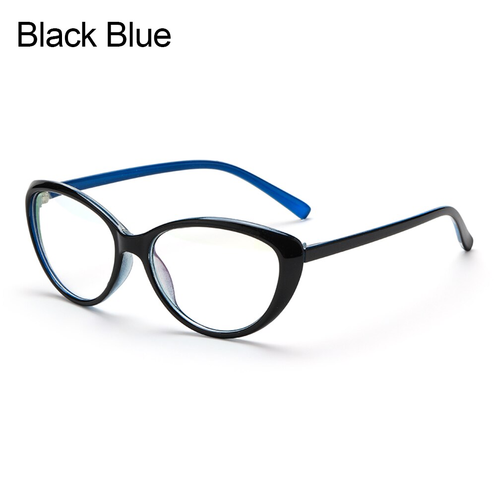 Blue Light Blocking Glasses Vintage Anti blue light Anti-Reflective Anti Eyestrain Vision Care Computer Gaming Glasses: Black blue