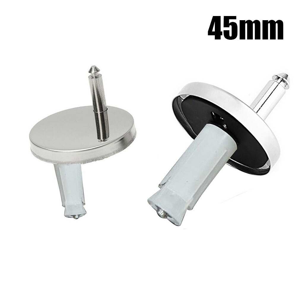 45/55/60mm Toilet Seat Hinges Top Close Soft Release Quick Fitting Heavy Duty Hinge Home Toilet Attachments