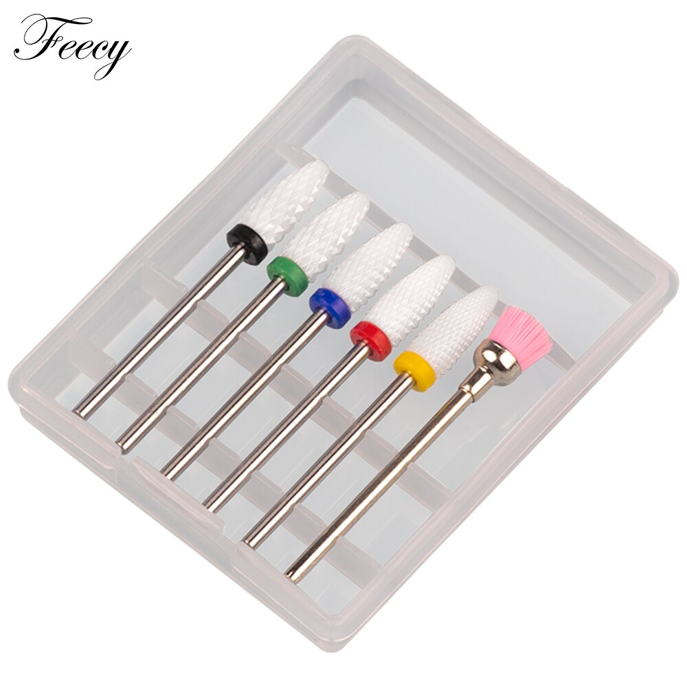 Frees Voor Manicure Set Van Keramische Frees Keramische Nail Sander Bits Machine Manicure Accessoires Cuticle Cutter: S06 Plus-C