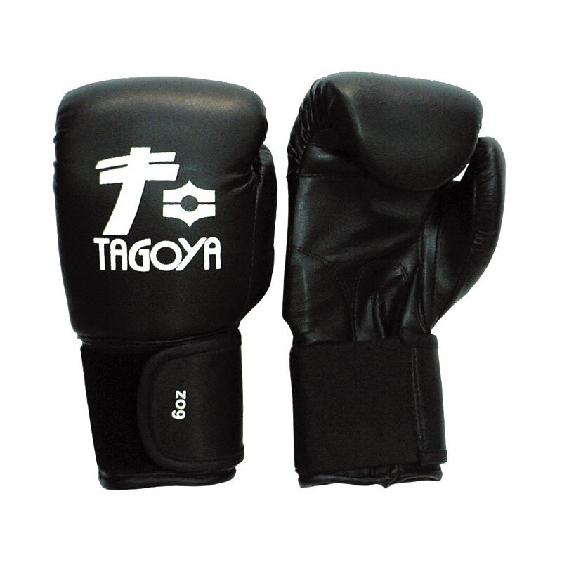 Guantes negros Full Contact infantil en piel artificial