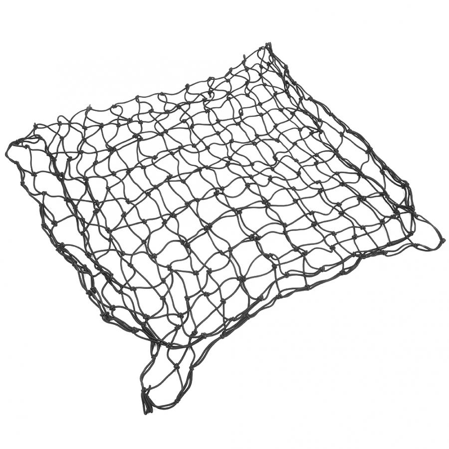 180*120cm bil trailer tagbøjler net elastisk gummi laster bagageopbevaring mesh organizer kroge auto tilbehør