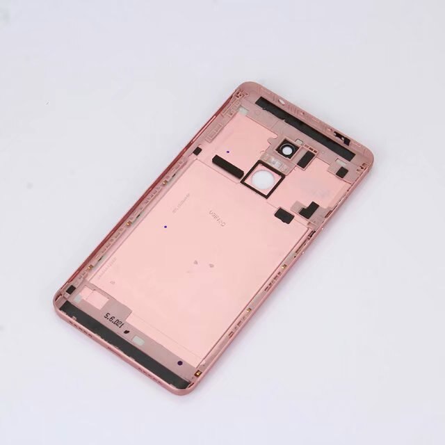 Carcasa trasera Original para Xiaomi Redmi Note 4 versión Global/Note 4X carcasa trasera metálica para batería + botones de la cámara de vidrio