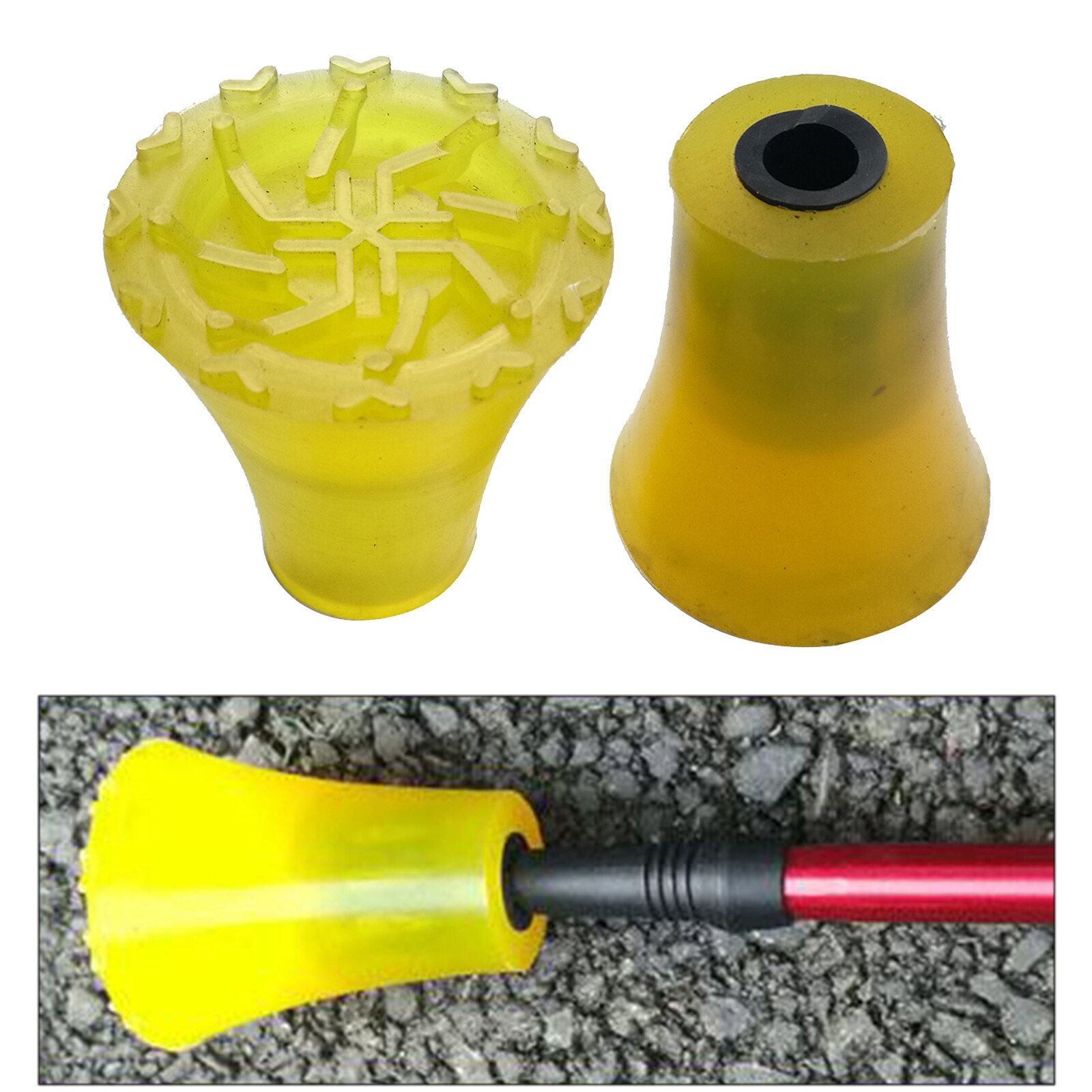 Crutch Tips &amp; Cane Tip Extreme Grip Heavy Duty Universal Sizing Crutches Shafts Longer Lasting High Performance Rubber Non-Slip