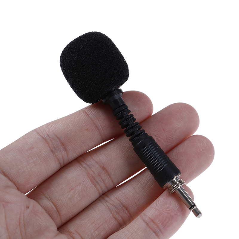 1 pc 10cm mini 3.5mm interface fleksibel mikrofon stereo til iphone android mobiltelefon