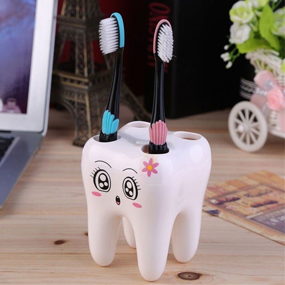 1 Pcs Teeth Toothbrush Holder Stand Brush Rack Tooth Shelf Shaving Razor Holder Home Practical