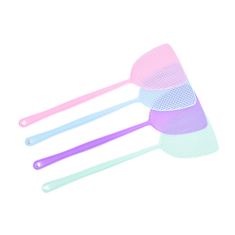 1x tapette à mouche en plastique manuel Swat antiparasitaire prévenir les insectes nuisibles outil avec longue poignée Anti moustique antiparasitaire outil de tueur