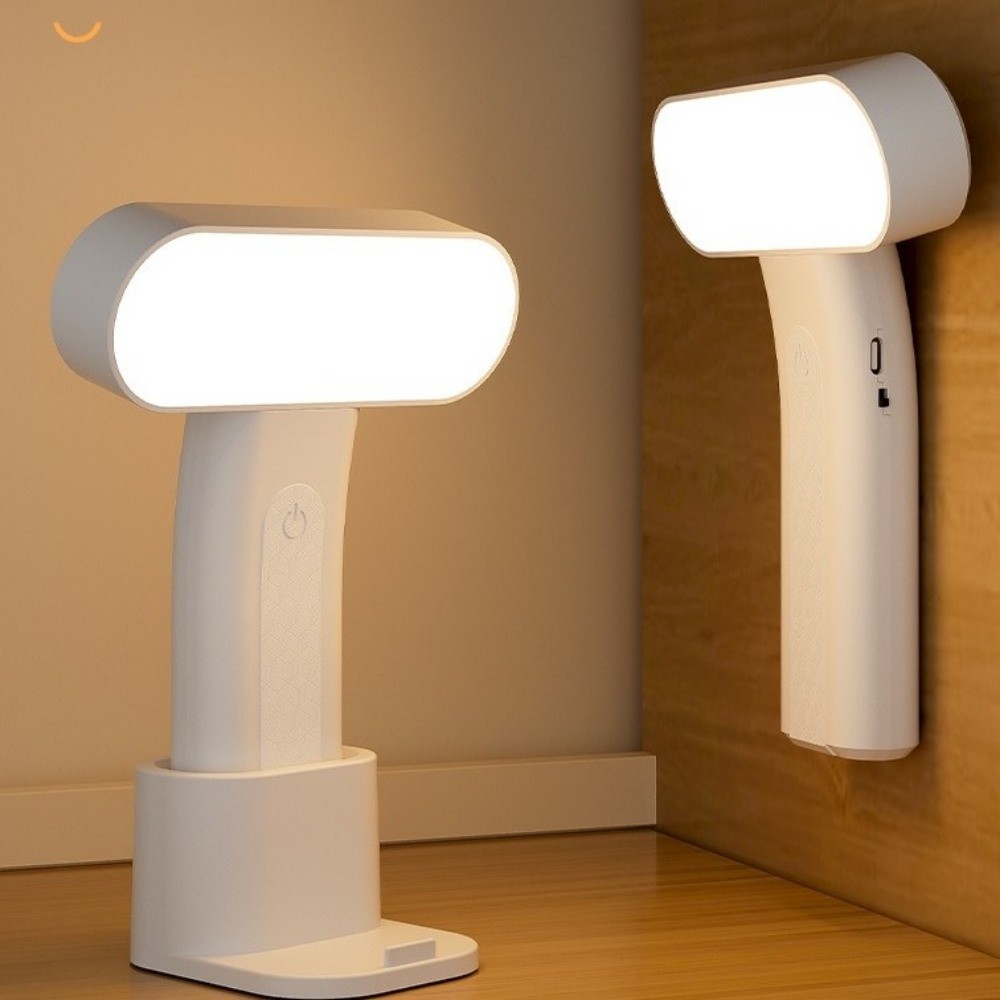 Minimalistische oplaadbare leesboeklamp Dimbare oogbescherming Bureaulamp 3 niveaus Opvouwbare LED-tafellamp Nachtkastje