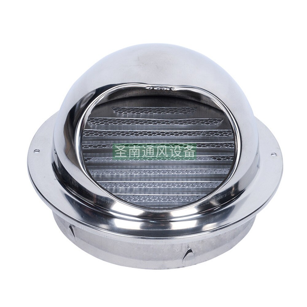100/150mm Stainless Steel Wall Ceiling Air Vent Ducting Ventilation Exhaust Grille Cover Outlet Heating Cooling & Vents Cap