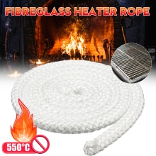 Brændeovn varmeapparat dørforsegling pakning reb højdensitetsfibertov til indenlandske kommercielle varmeapparater ovne hvid 2m 9.5mm