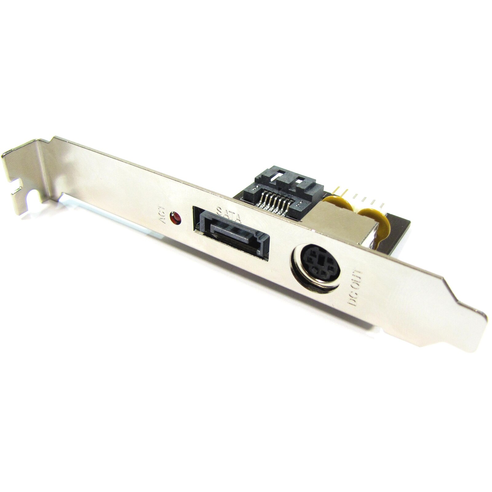 BeMatik - Bracket SATA + Power Port with Leds (1-Port) HOST