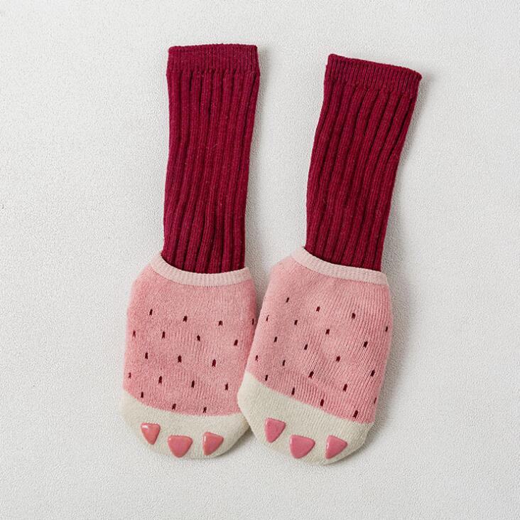 2 Paren/set Winter Herfst Thicken Katoenen Baby Thuis Sokken Cartoon Jongens Meisjes Anti Slip Sokken Kinderen Floor Kids Sokken 0-4Y: 2 / 12m