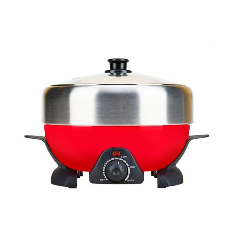Multi-function Electric Pot 2L Small Household Electric Grill Pans Non-stick Barbecue Pan 800W 220V Food Cooker